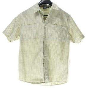 Kavu Men's Short Sleeve Button Down Shirt Size M Tartan Pattern EUC